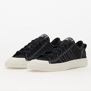 Adidas Men's Black and White Sneakers